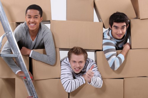 Flexible modular office storage layout in Childshill