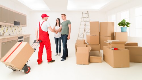 Affordable man and van service handling boxes and appliances in Childshill