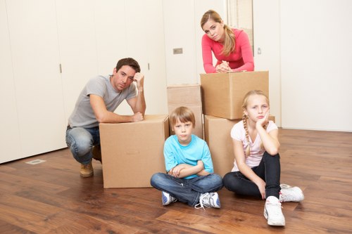 Compact storage setup for small rooms in Childshill